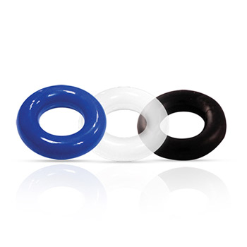 Stay hard donut rings set - Cock ring set
