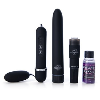 Black magic pleasure kit - Vibrator kit for couples