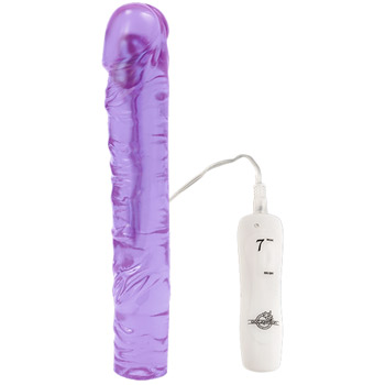 Vibrating 10" jelly dong - Realistic vibrator