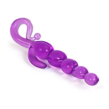 Eden intense anal play beads - Anal beads with loop handle