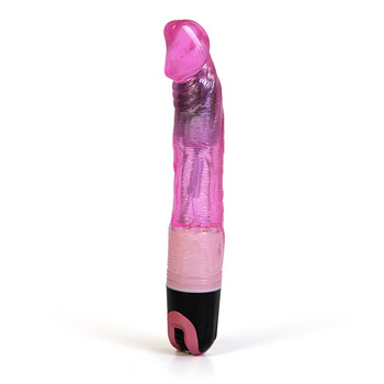 Eden intense play curved realistic vibrator - Flexible realistic vibrator