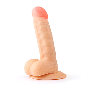 Romeo dual density dildo - Realistic dildo with suction cup