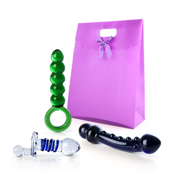 Glass delight kit - Sex toy kit for couples