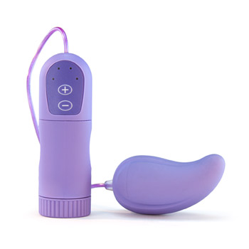 Velvet drop egg - Contoured clitoral massager