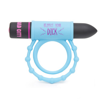 Broad City respect your dick - Penis ring with removable bullet