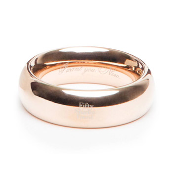 Fifty Shades Freed I want you now - Metal cock ring