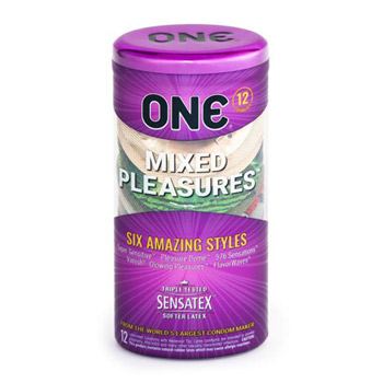 Mixed pleasures condom 12 pack - Condom kit