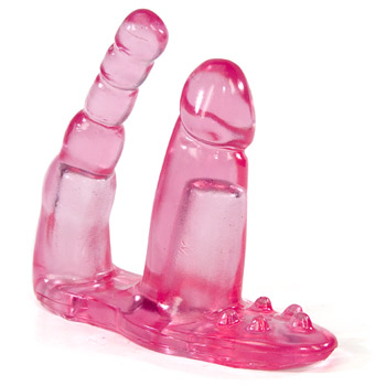 Gypsy II - Realistic double penetration vibrator