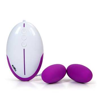 Eden Twin 12 Functions Bullets - Dual vibrating bullets