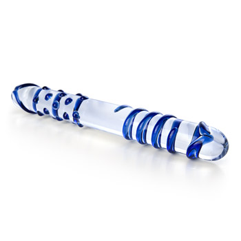 Royal duet - Glass double ended wand