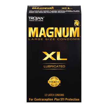 Trojan Magnum XL (12 PACK) - Male condom