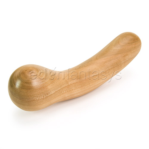 Handcrafted wooden dildo #359 - g-spot dildo
