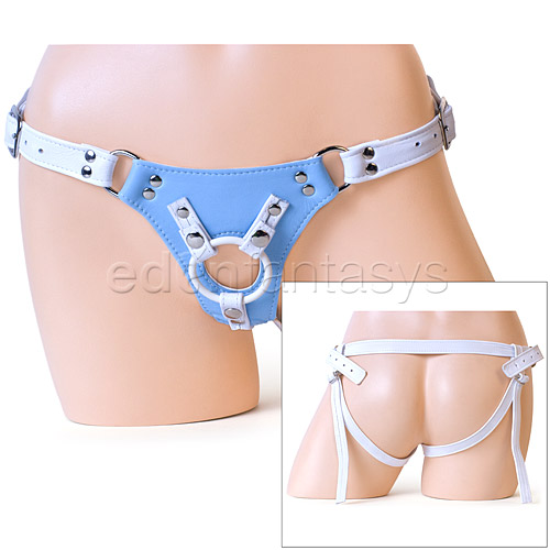 Crystal blue jag - double strap harness