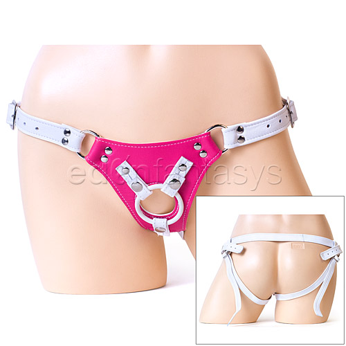 Pink candy jag - double strap harness