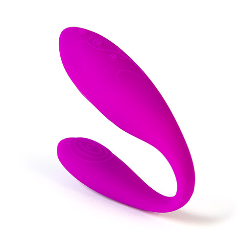 Unity g-spot and clitoral vibrator - c-shape vibrator for couples