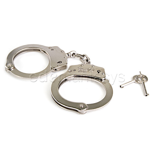 Double locking nickel handcuffs - handcuffs discontinued