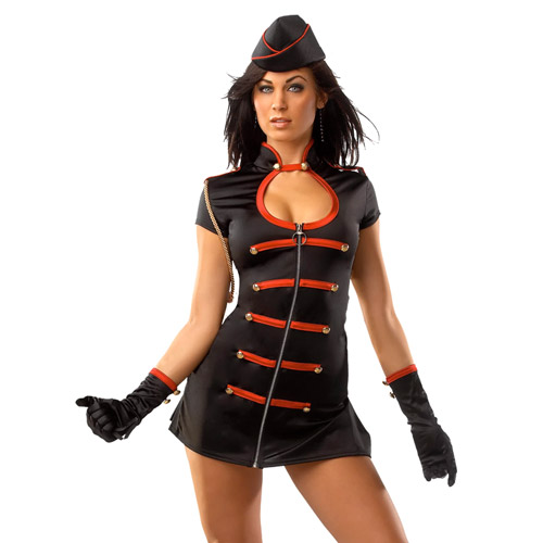 Darque military girl - sexy costume