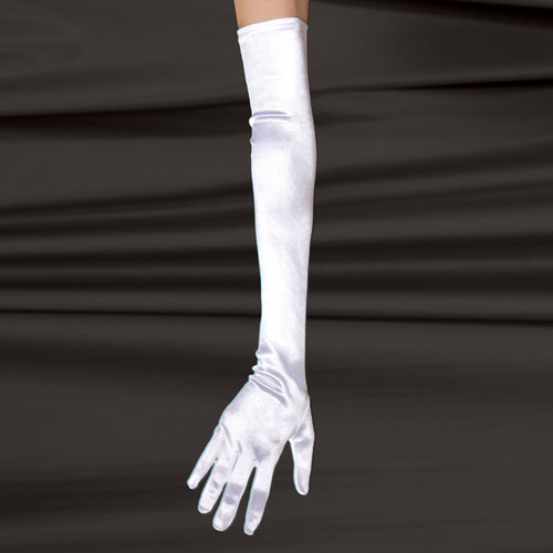 Satin lycra gloves - glove discontinued