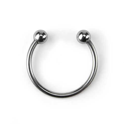Glans cock ring - metal penis head ring