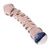 Colorful spiral G-spot wonder with dichro marble - Glass G-spot dildo discontinued