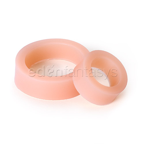 Platinum silicone cock ring double pack - cock ring discontinued