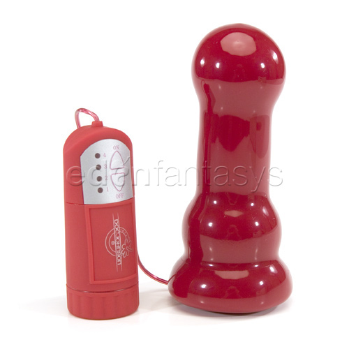 Red boy small butt plug - vibrating anal plug discontinued