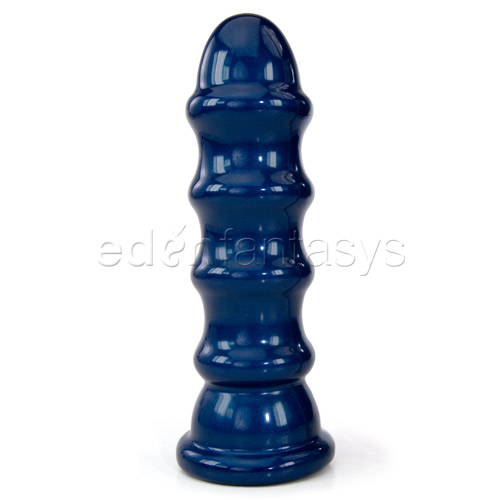 Vinyl vengeance ringed - dildo sex toy