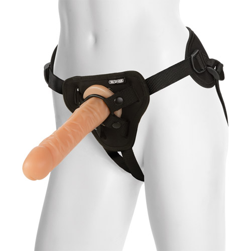 The classic with supreme harness - harness and dildo set discontinued