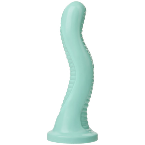 The ribbed G - strap-on dildo