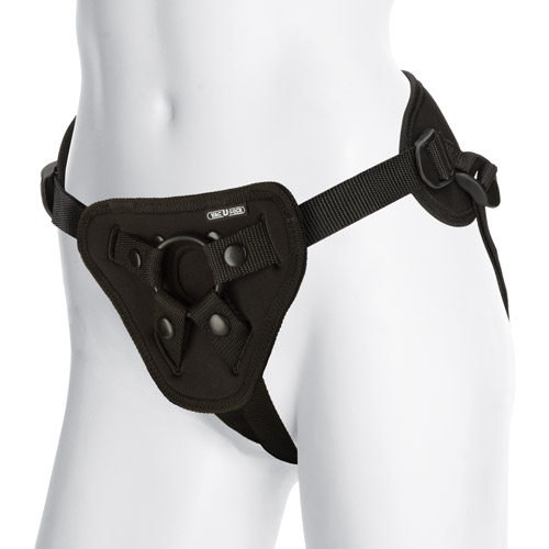 Supreme harness with plug - double strap harness