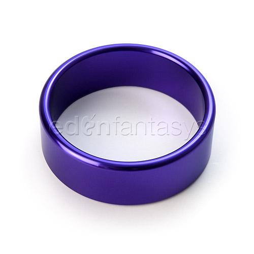 Blue metal cock ring xtra thick