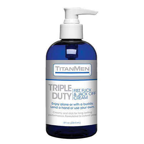 Titanmen triple duty cream - oil-based lubricant