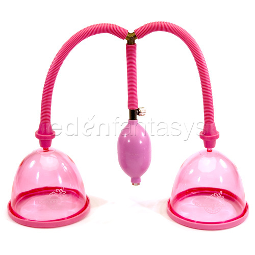Dual breast exerciser - bdsm toy