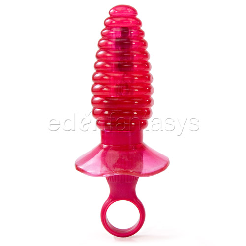 Lollipoppers ribbed anal plug - anal vibrator