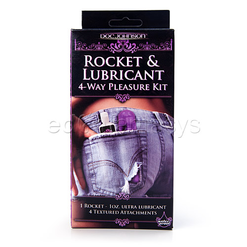 Rocket & lubricant 4-way pleasure kit - pocket rocket discontinued
