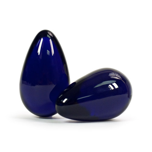 Glass kegel eggs - exerciser for vaginal muscles