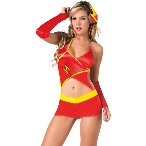 Flashy hero - sexy costume