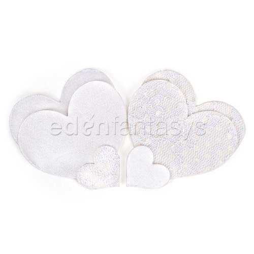 Like a virgin white heart pasties - pasties discontinued