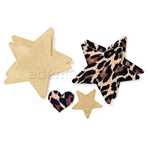 Leopard star pasties - pasties discontinued