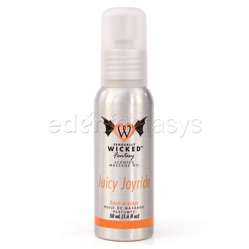 Wickedly sensual scented massage oil