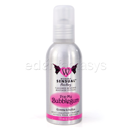 Wickedly sensual flavored massage potion - lubricant discontinued