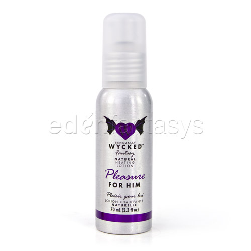 Sensually wycked heating lotion for him - lotion discontinued
