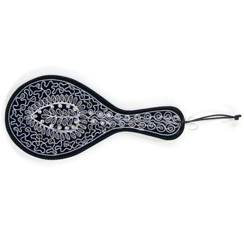 Rainbow nights silver paddle - flogging toy
