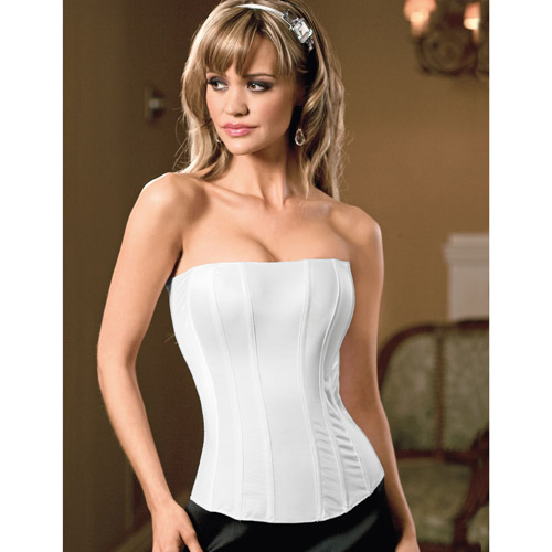 White Tesa`s classic corset - corset discontinued