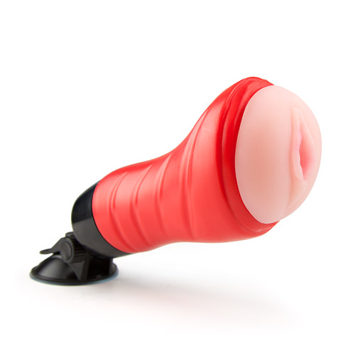 Sex engine - vibrating masturbator with suction cup