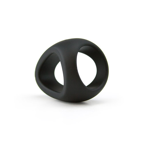 Silicone prolonger ring - cock and balls ring