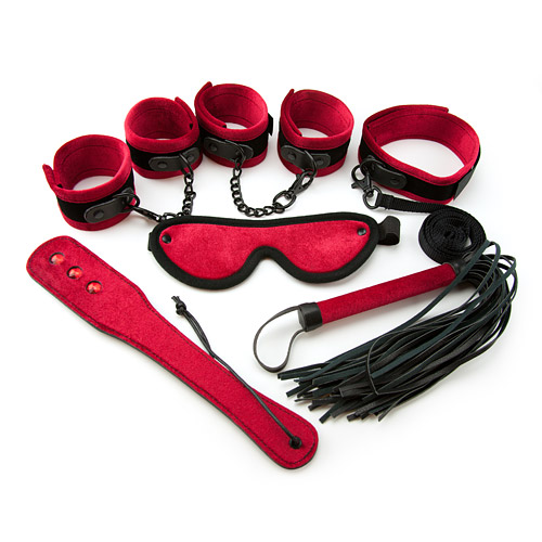 Red velvet - light  bdsm kit