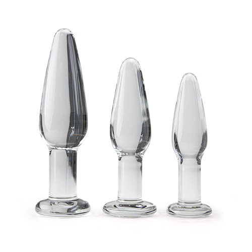 Glass anal training system - anal training kit