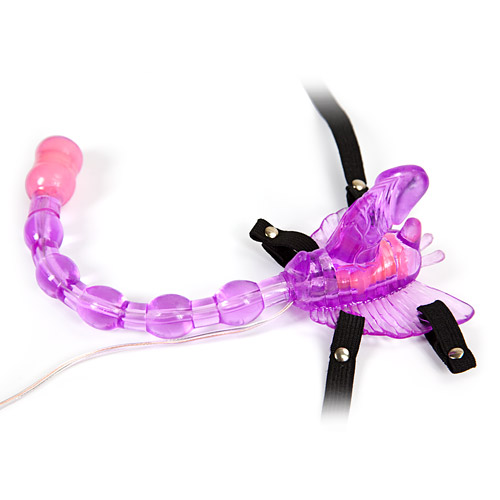 Eden dual motor butterfly strap on - wearable g-spot vibrator