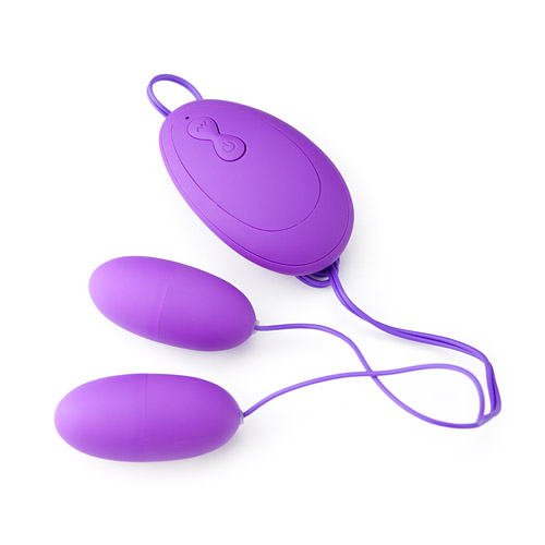 Dual pleasure eggs - dual egg vibrator